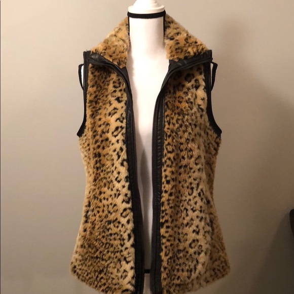 East 5th Jackets & Blazers - Fur and Leather Vest